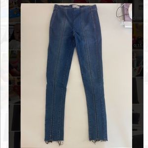 Free people blue skinny jeans